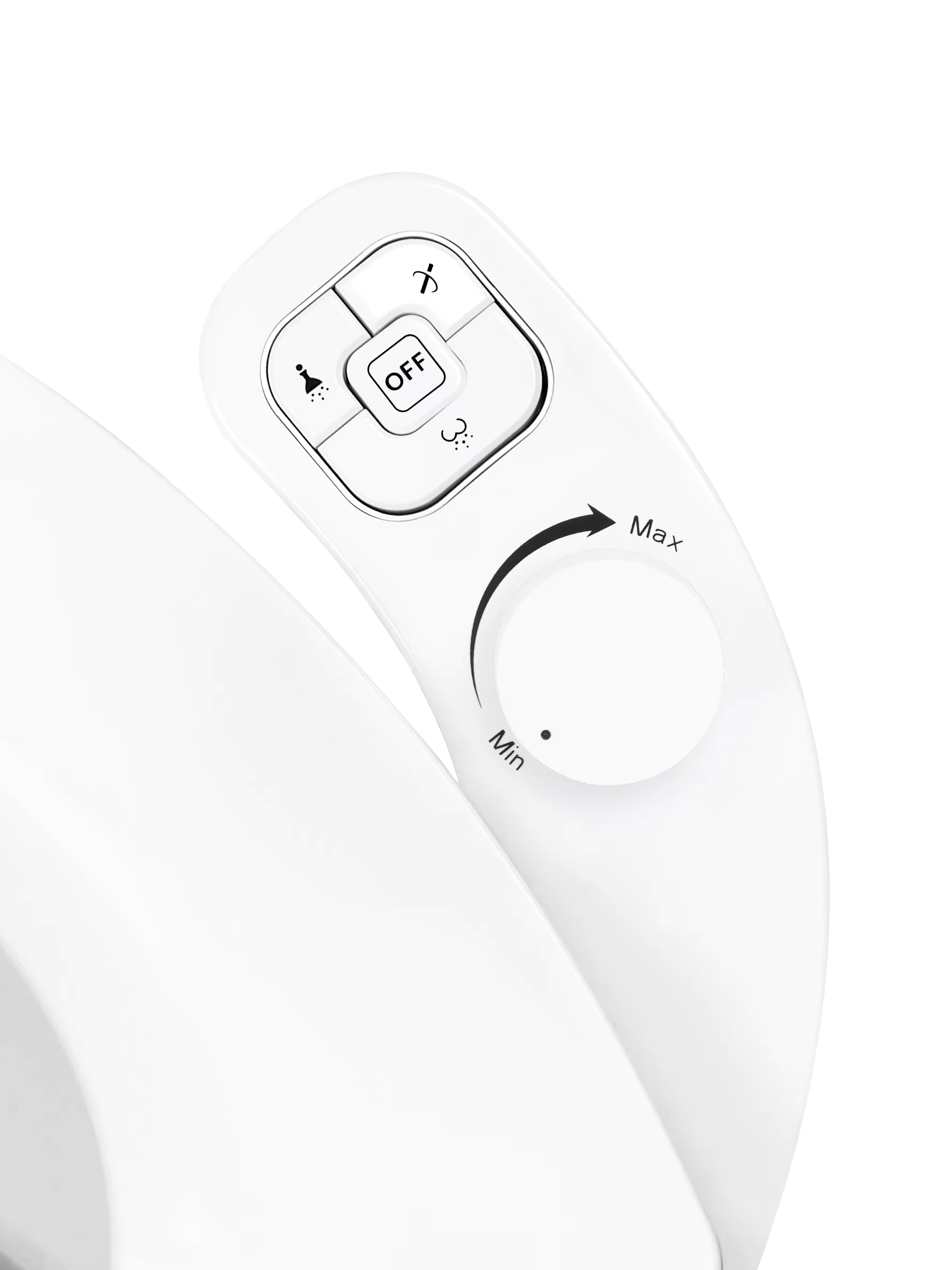Cleovra Self-Cleaning Bidet Attachment – Non-Electric, Ultra-Thin Design with Dual Nozzles & Side Arm Control